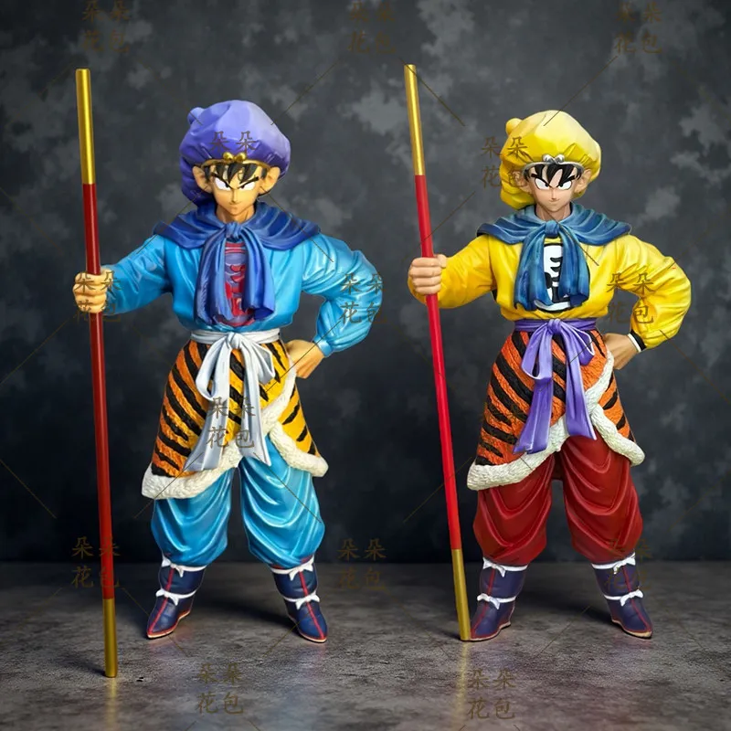 

Dragon Ball JG Son Goku Tiger Skin Skirt Figure Anime Peripheral Collectible Statue Desktop Decor Gift For Anime Fans Collectors
