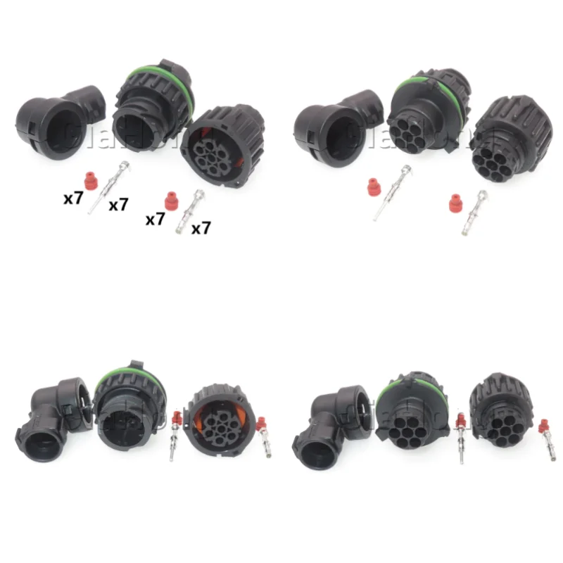 1 Set 7 Ways AC Assembly Car Tailight fog Light Wiring Terminal Male Female Socket 1718230 967650-1 965783-1 968421-1 965570-1