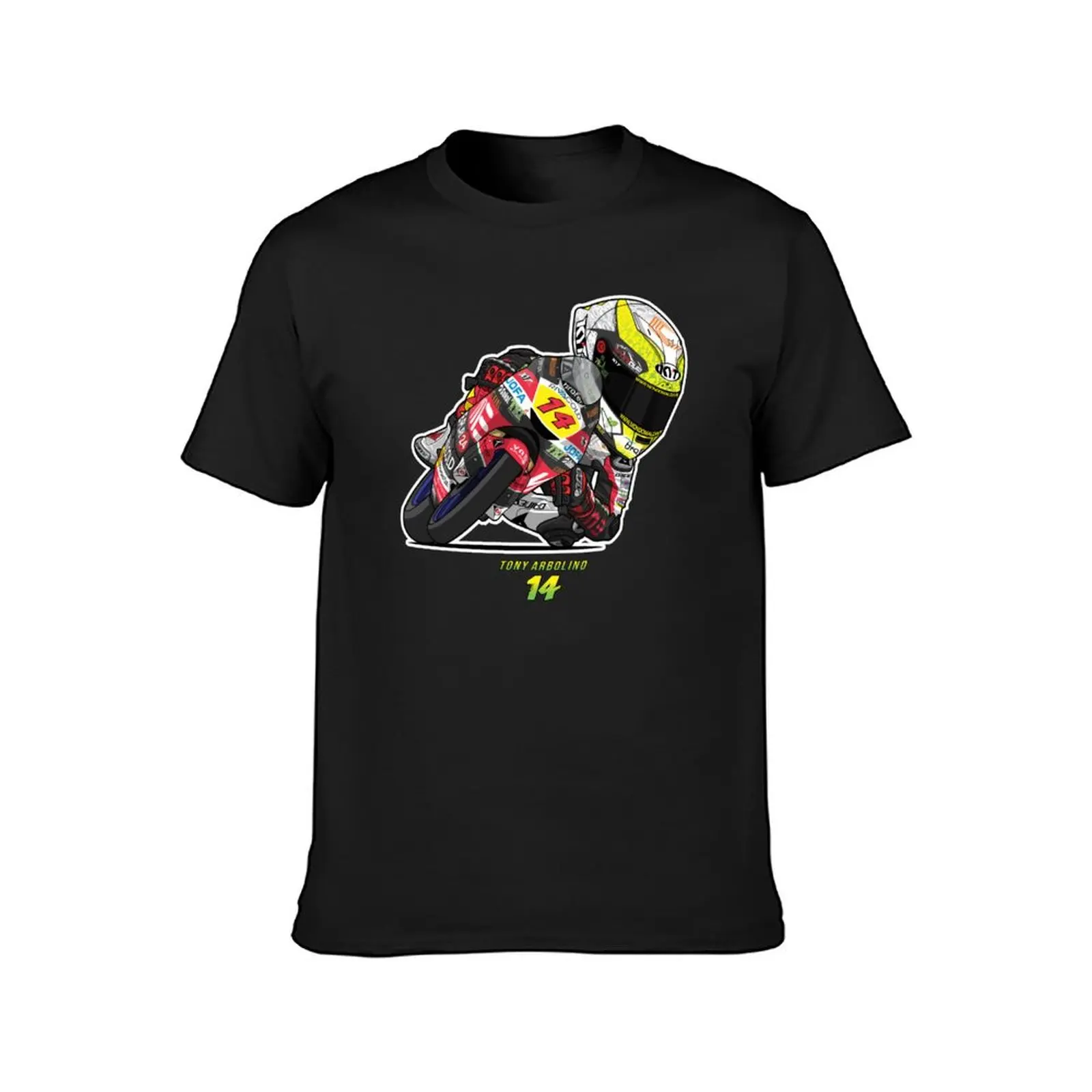 VNE SNIPERS TEAM MOTO3 - TONY ARBOLINO V - 1 T-Shirt heavyweights boys whites men clothing