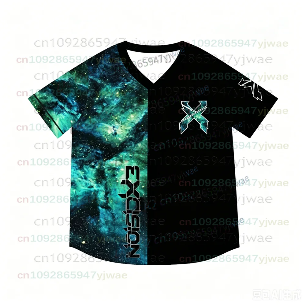 Neues EXCISION Basketball-Trikot Nexus Tour 2026 für Fans, V-Ausschnitt, kurzärmelige T-Shirts, Kinder, Herren, Damen, Streetwear-Tops, Y2K – Detail 5