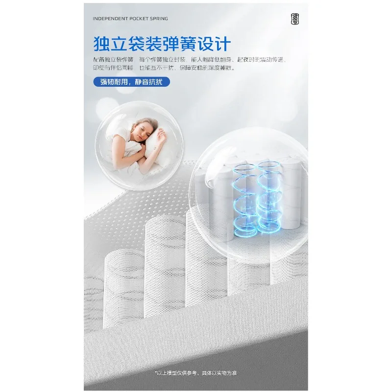 Simmons borsa indipendente in lattice primavera materasso per la casa dell'hotel a cinque stelle materasso in lattice adatto letto in cotone memory