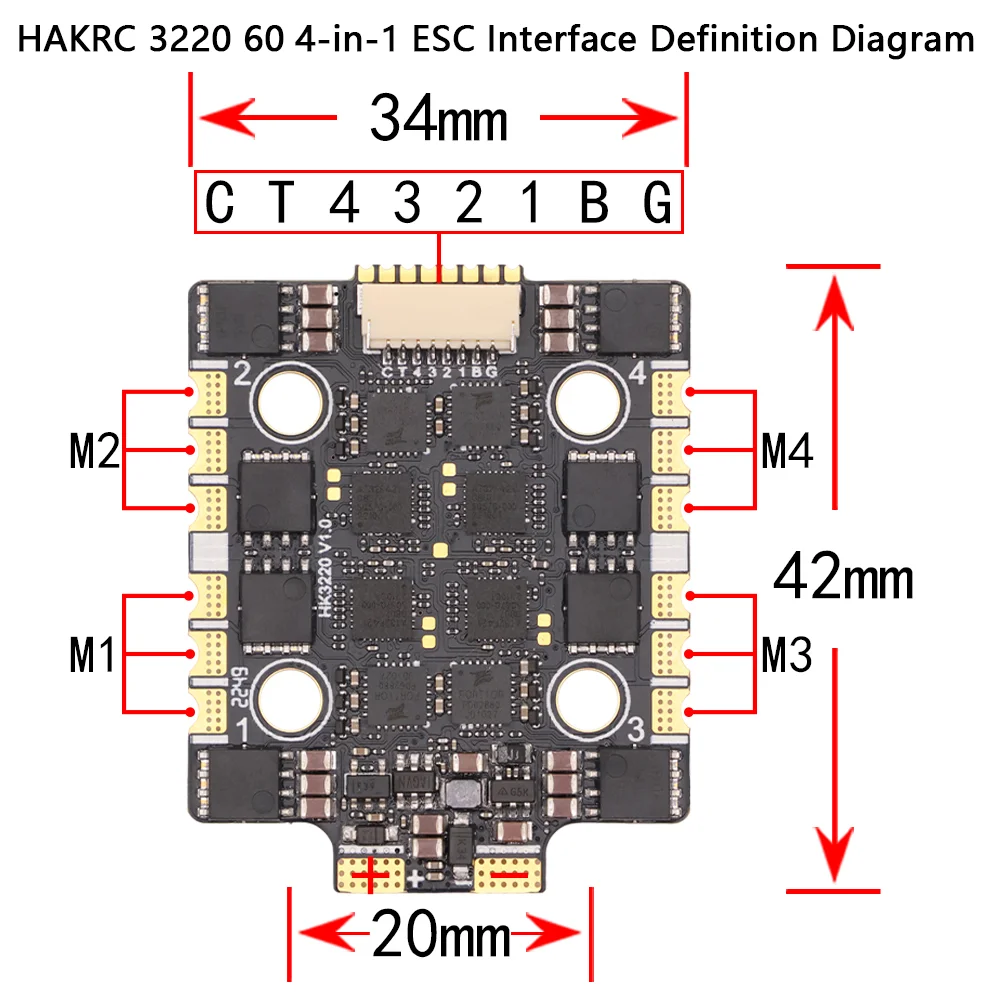 HAKEC 60AminiF7 V2 Fly tower DJI Flying Tower 2-6S Traverser race Flight Controller RC FPV Drones Accessories