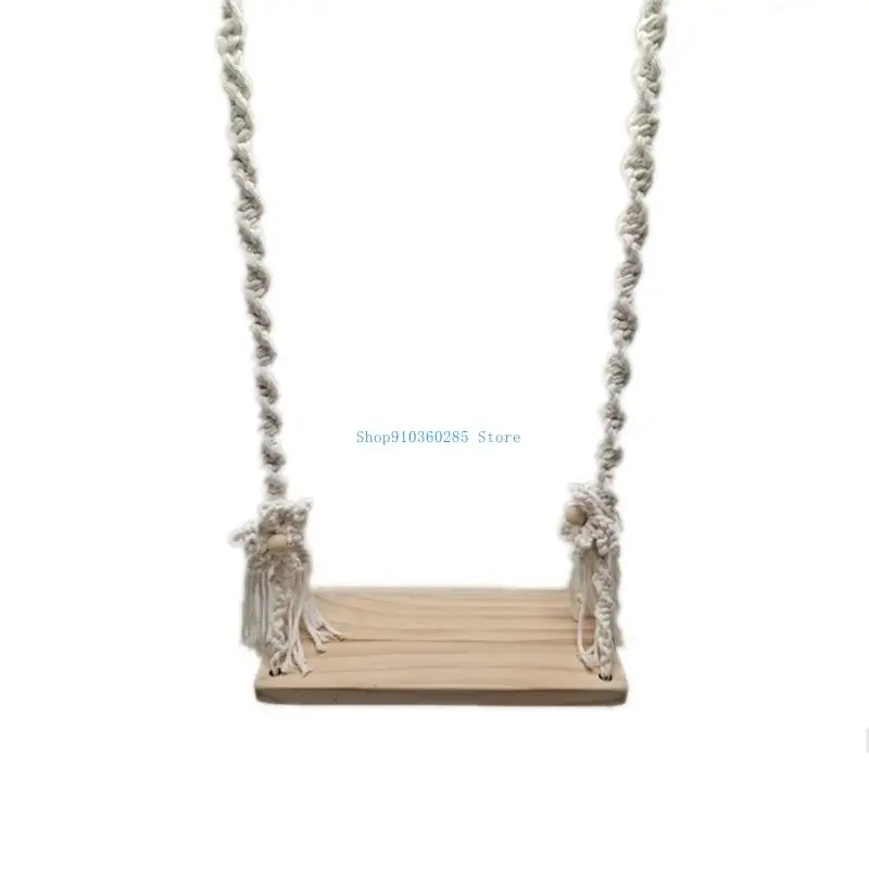 K9ff Photo Props Wooden Swing Baby Photos #2