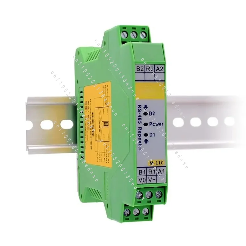RS485 Repeater, Intelligent Isolator Module, Hub Isolation Gate Amplifier DIN Rail M-11C