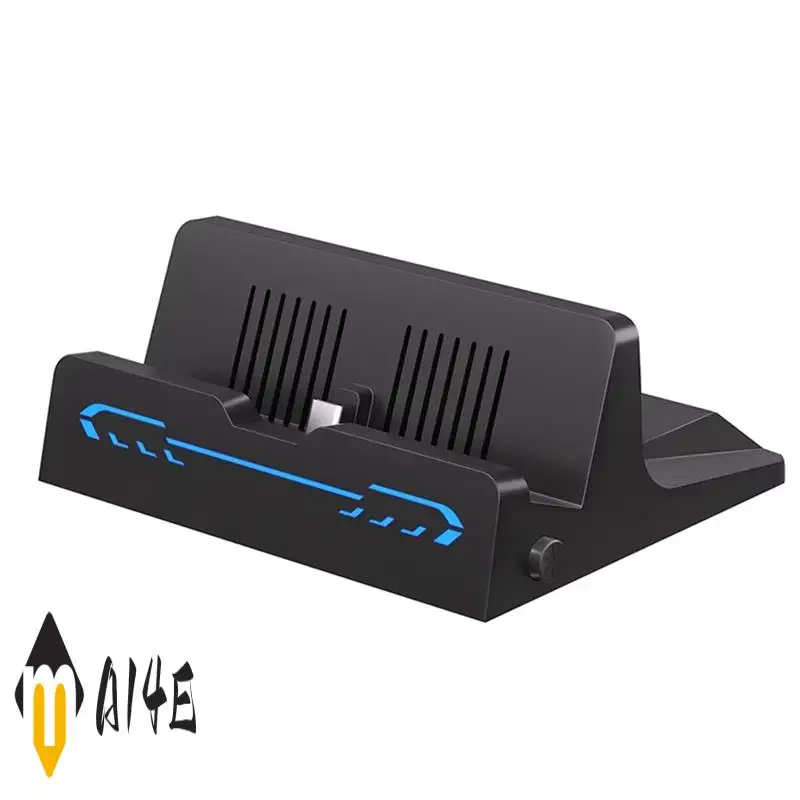 

Док-станция для зарядного устройства с переключателем для Nintendo Switch OLED/аксессуаров для переключателей, портативная док-станция для телевизора с адаптером 4K