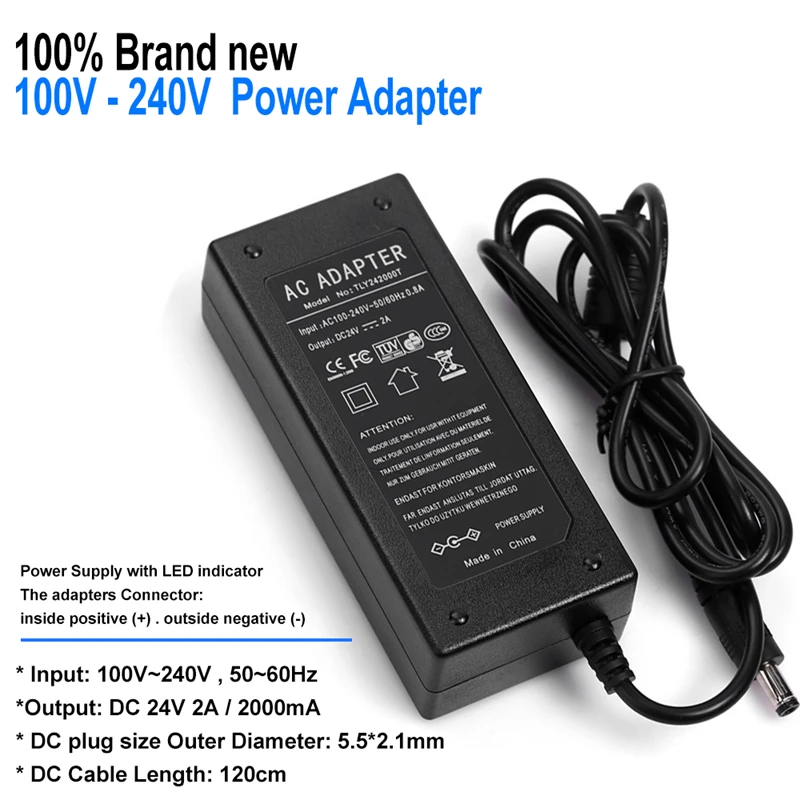 AC 110-240V DC 5V 9V 12V 24V 1A 2A 3A 5A 6A 8A 10A Universal Power Adapter Supply Charger adapter Eu Us for LED light