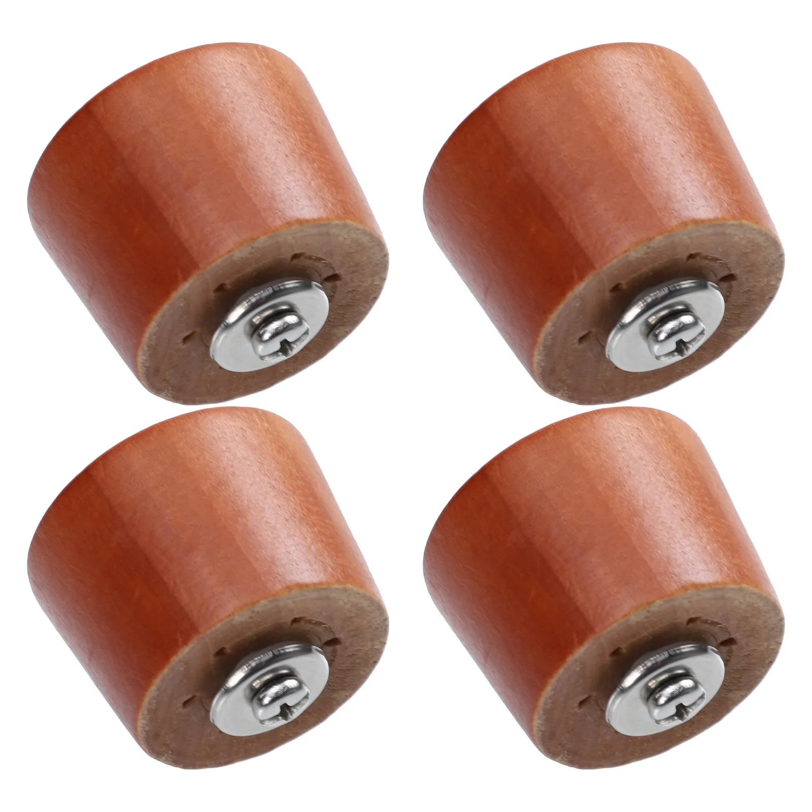 

1Set Premium Wood Stainless Steel Pot Lid Handle Anti-Scald Ergonomic Kitchen Accessory Pot Lid Caps Kitchen Gadget