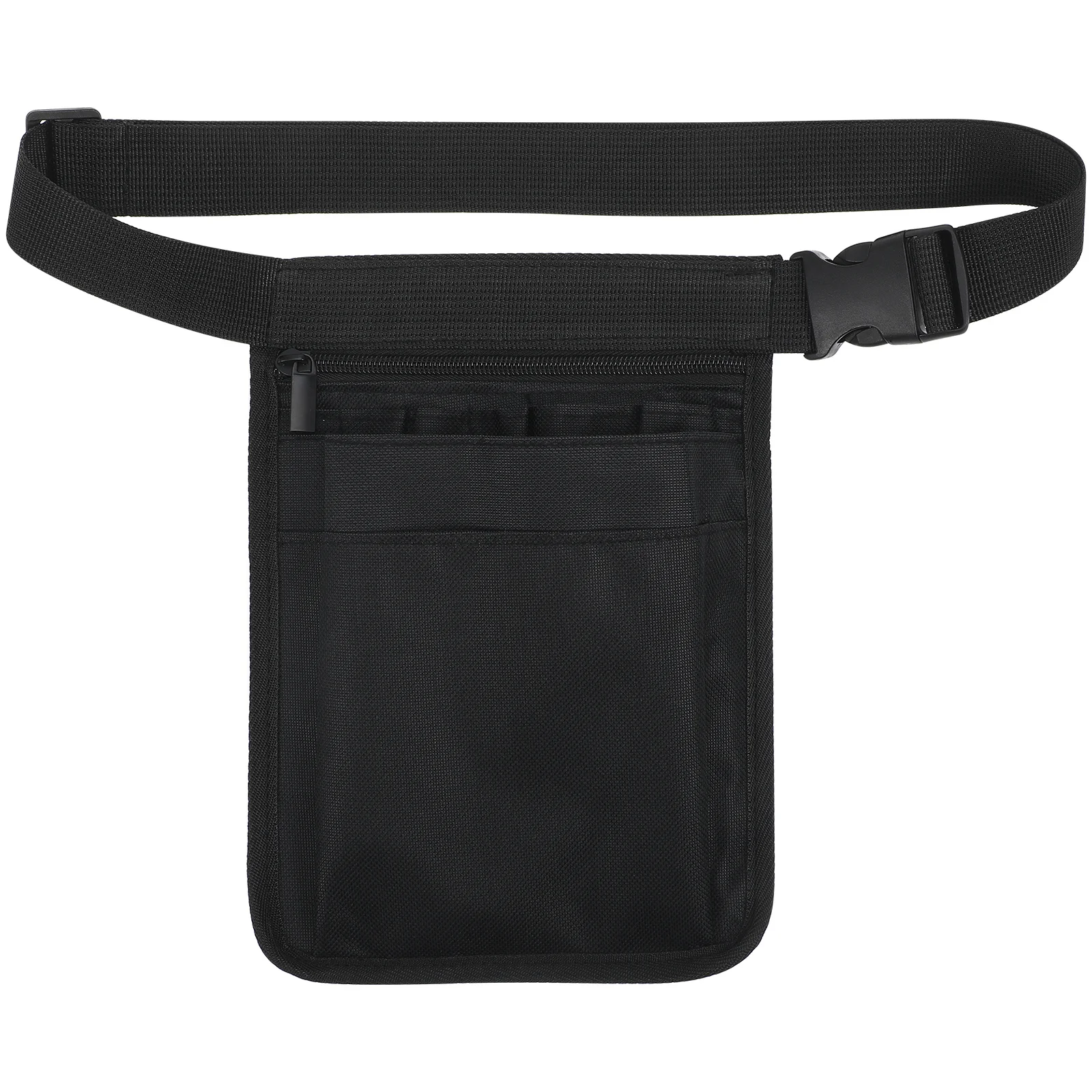 

Tool Storage Fanny Pack Black Oxford Cloth Waist Bag Waterproof Durable Adjustable 29 5-49 2inches Gardener Nurse Doctor