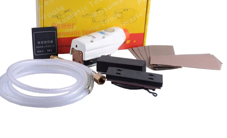 Pneumatic Reciprocating Profile Sander Groove Edge Sanding Polishing Machine
