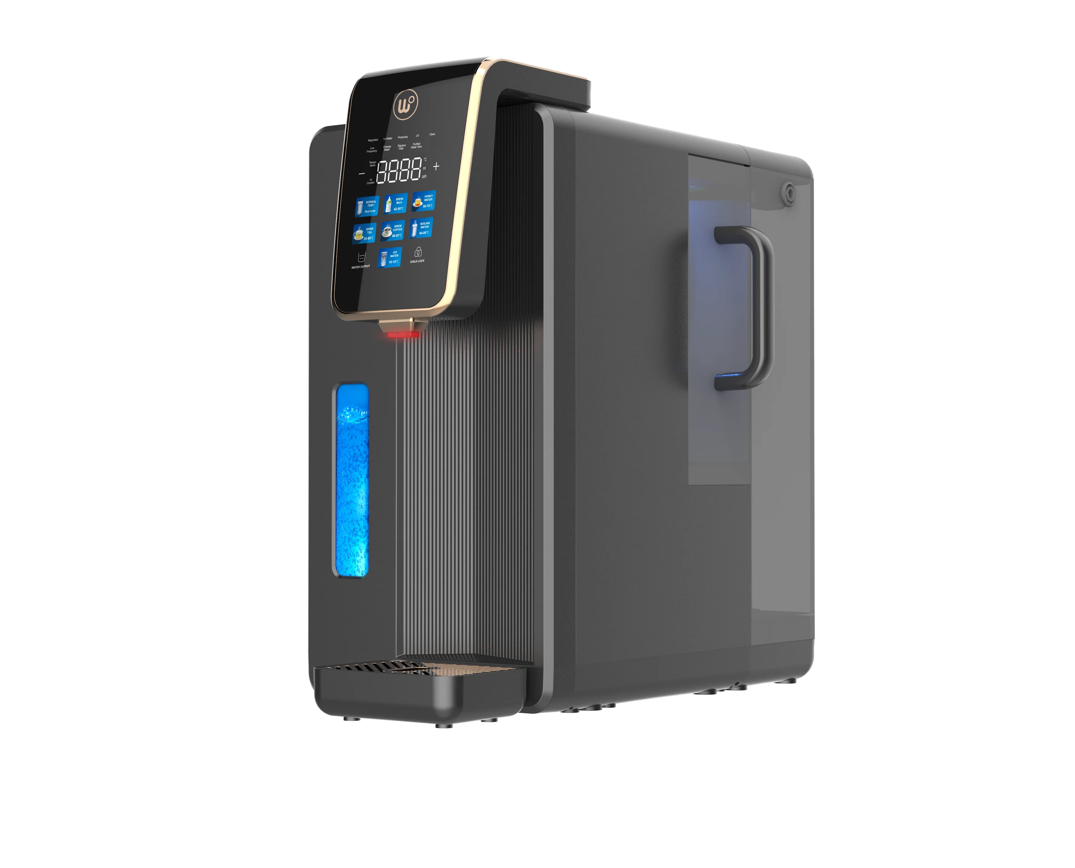 

Портативный диспенсер для водородной воды WOPIN, независимый резервуар для воды, регулируемый направление всасывания, холодный тип для гостиной