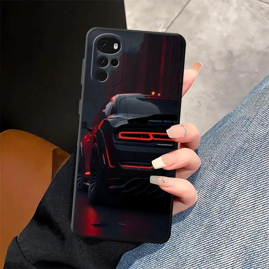 Case for Moto S30 Pro Edge 20 30 X30 Pro Soft Back Phone Cover Advanced Cool Car view 2
