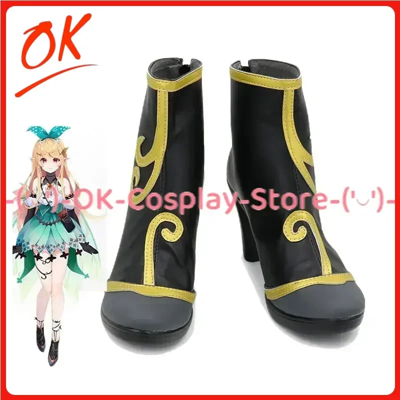 

[На заказ] Pomu Rainpuff обувь для косплея Vtuber LazuLight аниме реквизит для ролевых игр Хэллоуин карнавал вечерние ботинки из искусственной кожи