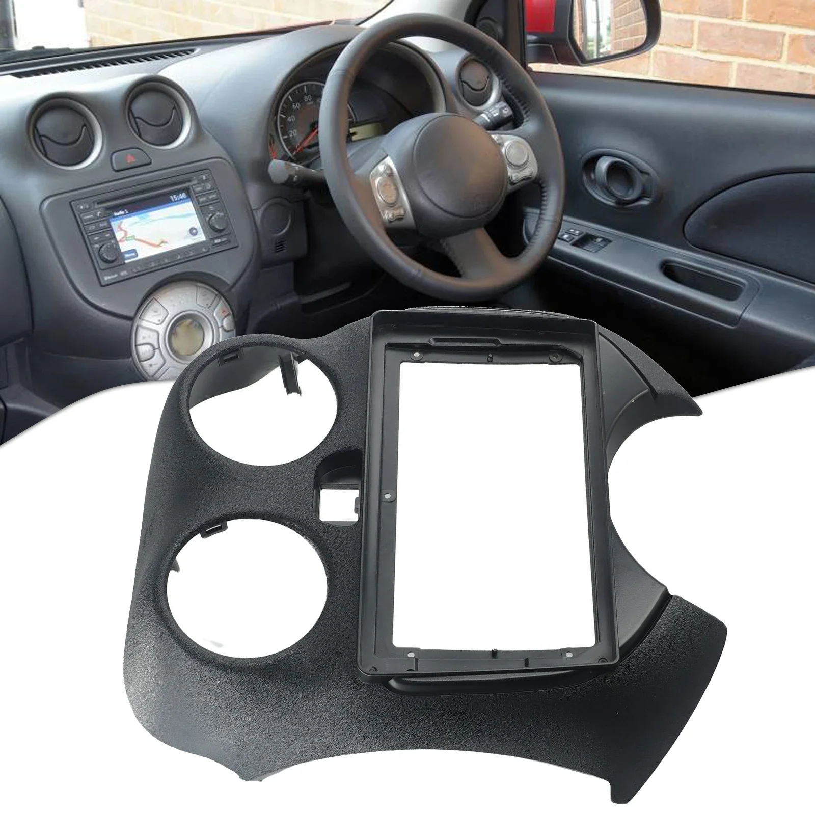 

Reliable and Stable Dashboard Frame Kit for Nissan Micra/March K13 2010 2013 Enhance Your Car Performance ABS Material