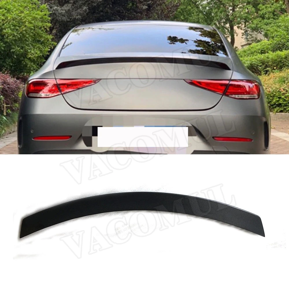 

VACOMUL Carbon Fiber FRP Rear Boot Spoiler for Mercedes Benz CLS Class W257 C257 CLS400 CLS550 AMG 2018-2020 Trunk Spoiler Wing