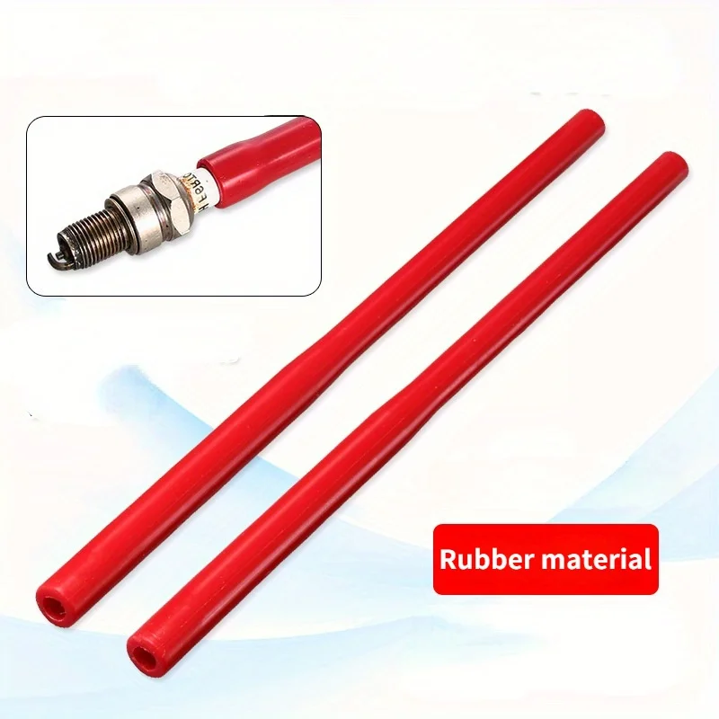1pc Double Hole Spanner for Car Spark Nozzle Installation Removal Socket Wrench Rubber Sticks Automotive Engine Repair Hand Tool