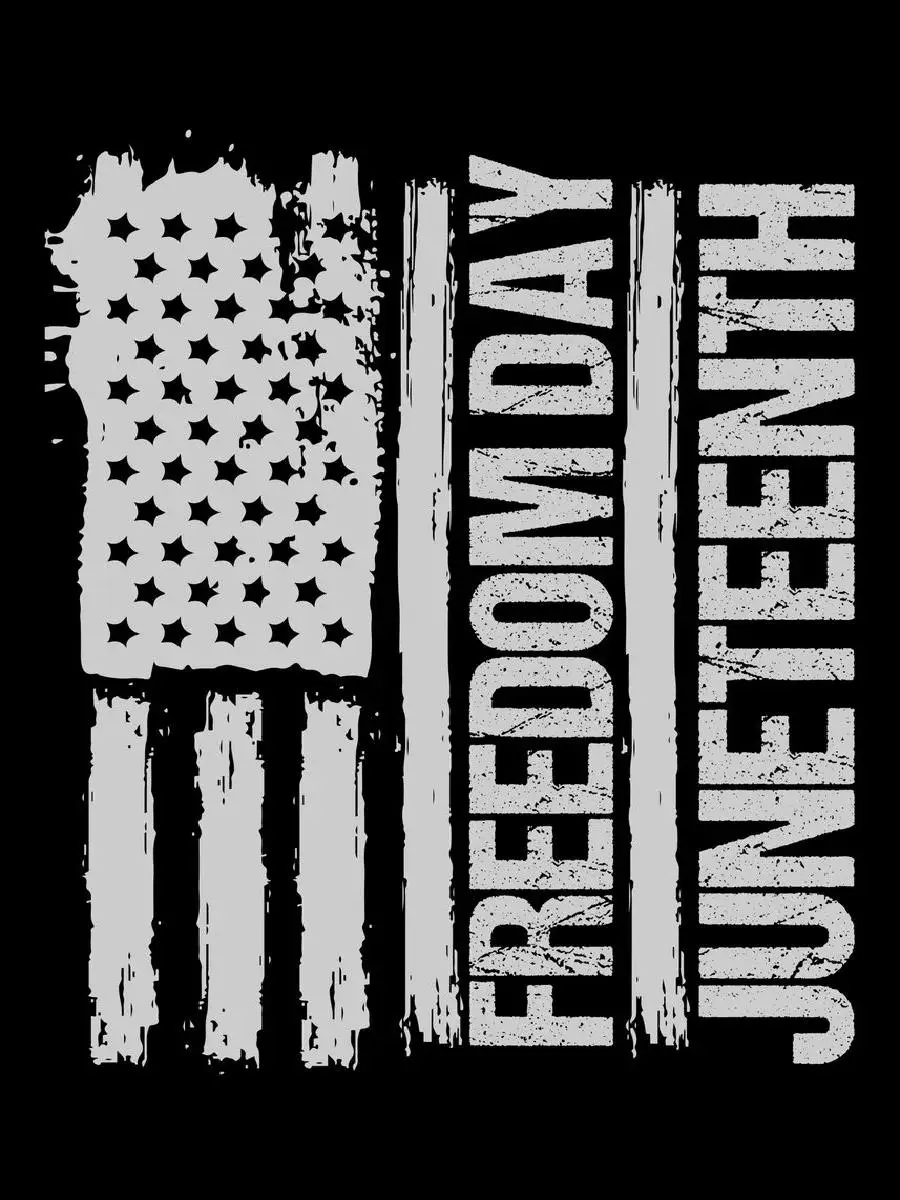 Juneteenth Freedom Day June    Text Art Poster for Interior Design Inspirational Wall Decor Print Collection