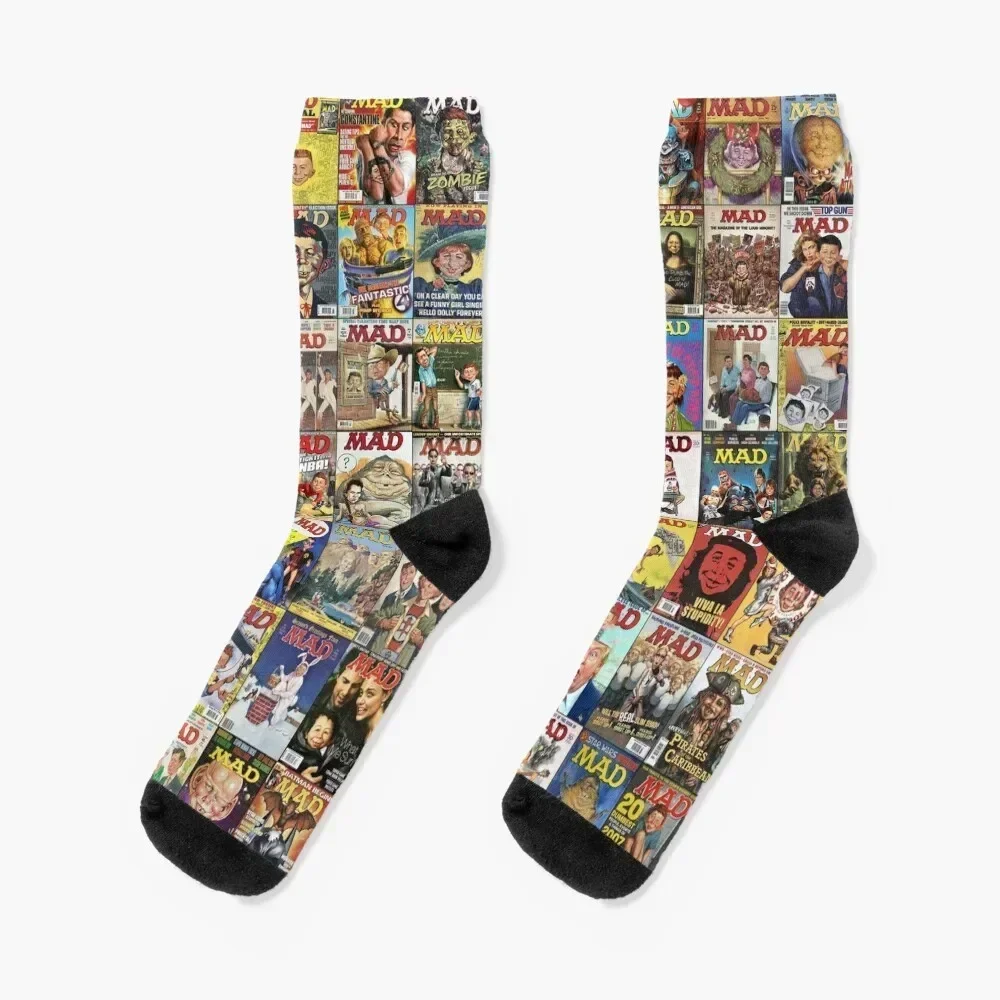 

Mad Magazine Socks sports stockings set men cotton high quality winter Socks Woman Men's