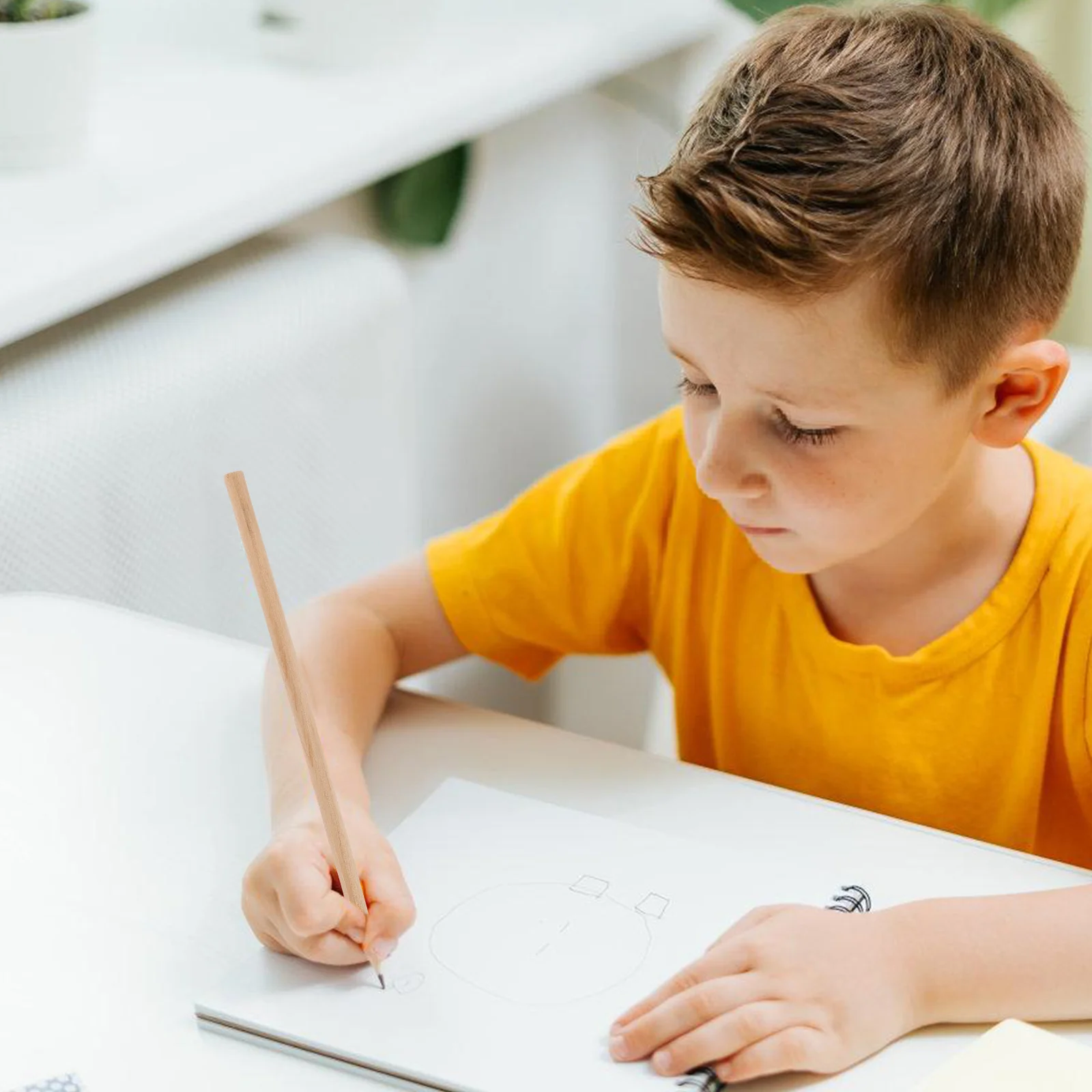 50 قطعة قلم رصاص خشبي رسم رسم اللوحة هدية الطالب الفصول الدراسية المدرسة الكتابة طويلة الأمد عبوات صلبة معتدلة خطوط واضحة #4