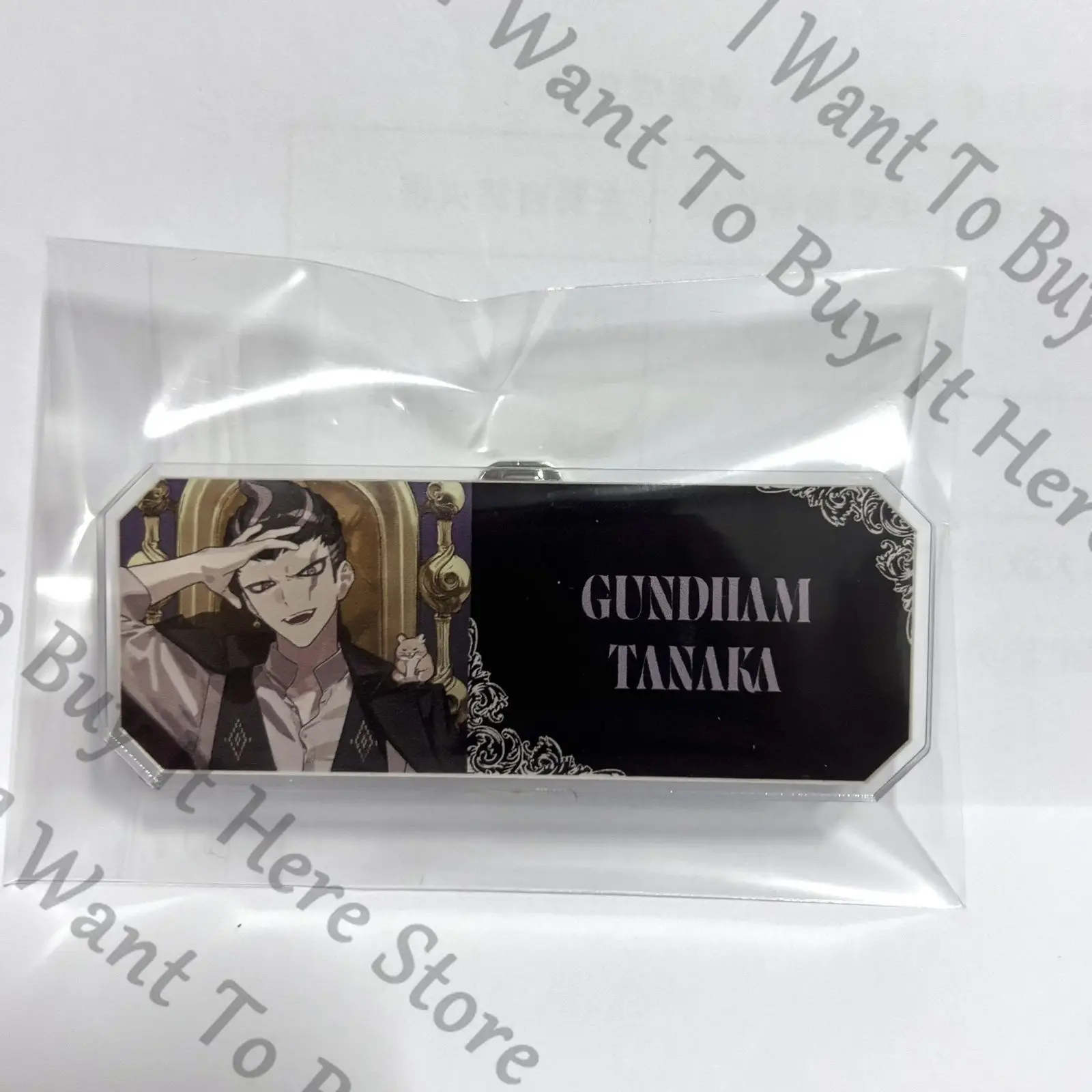 Genuine Anime Danganronpa Nagito Komaeda Saihara Shuichi Tanaka Gandamu Cosplay Cartoon Acrylic Badge Emblem Brooch Widget Gift