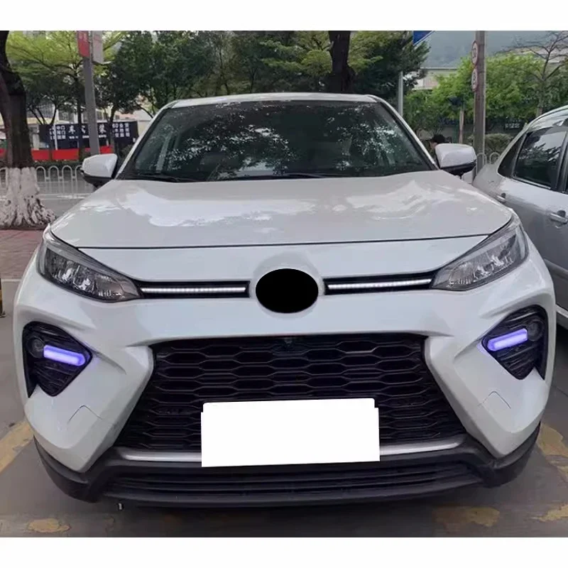 Car LED Grill Light For Toyota Wildlander 2020-2024 Modified Stream Daytime Running Light Turn Signal Car Accessories