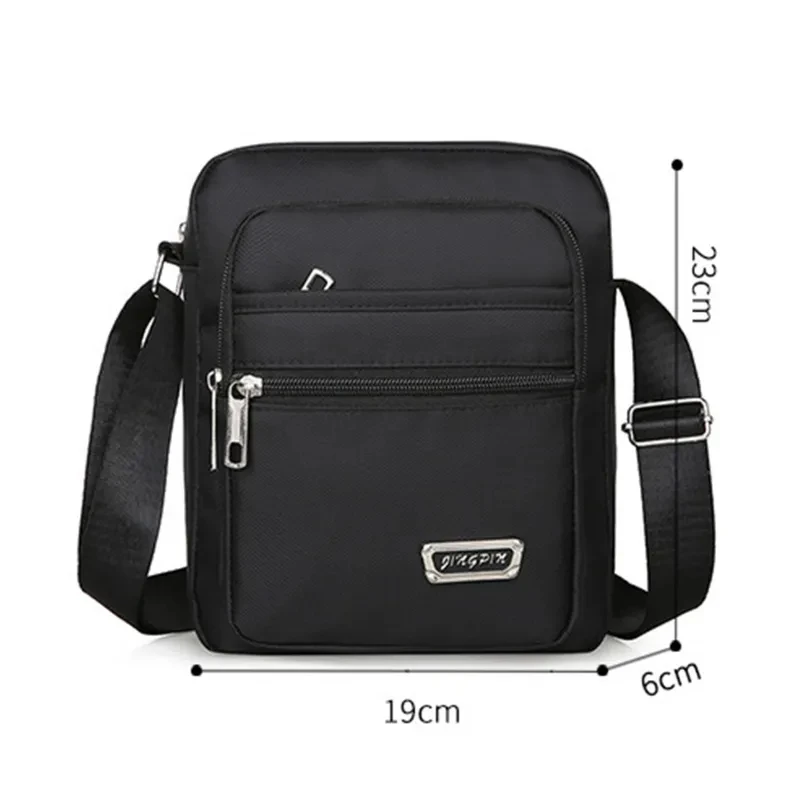 2024 Populaire Crossbody Tassen Voor Heren Nylon Casual Schoudertassen Winkelen Vissen Toerisme Sporttas Groothandel Dropshipping