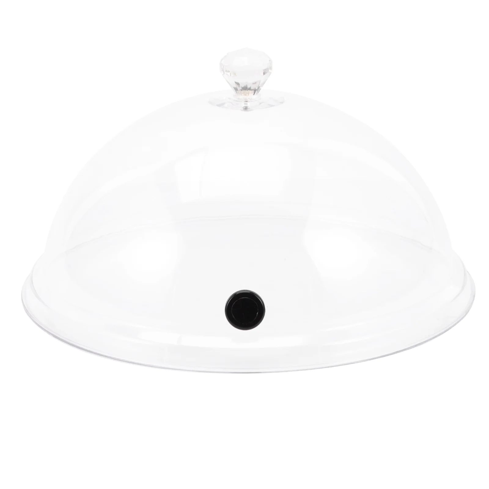 

26.5X14.3Cm Smoke Cloche Accessory Food Dome Cover Smoking Lid Protective Cookware Part Stable Tableware Shield Dust Insect