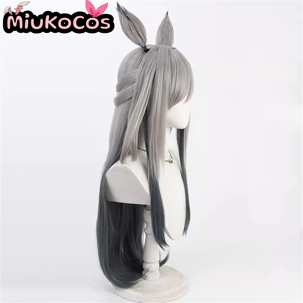 IN STOCK クロノジェネシス Chrono Genesis Cosplay Wig With Ears and Tail MiukoCosplay Umamusume:Pretty Derby Cosplay 3