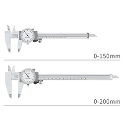 Dial Caliper Vernier Measuring High-Precision Professional Pachymeter with Watch Dropship