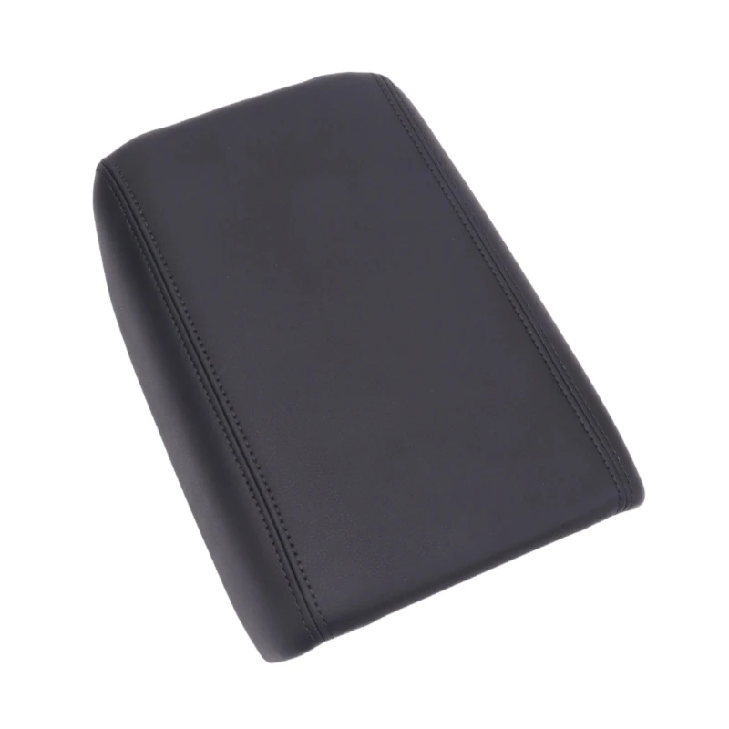 A2UC Center Armrest Replacement Cover for 2007-2017 Vehicle Consoles, Wipe Clean Black PVC Leather for Covering Worn Interior