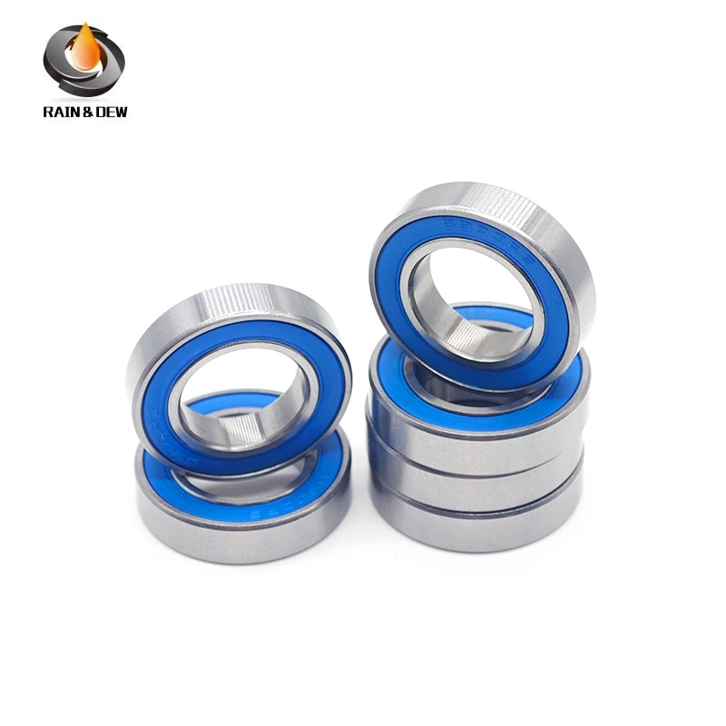 10PCS Blue Thin Section Ball Bearings ABEC-7 Contains 6700RS-Blue MR63RS~MR1319RS 608RS~6903RS Multiple Models