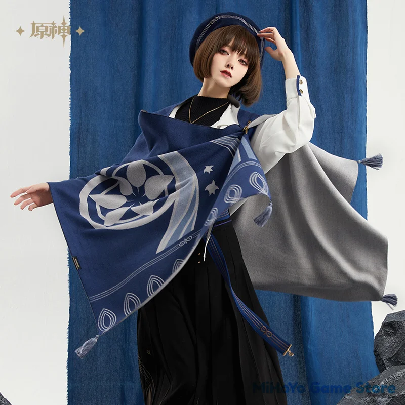 

MiHoYo Official Genshin Impact Wanderer Scarf Doujin Cosplay Wanderer Theme Impact Series Scarf Balladeer Blanket Birthday Gifts