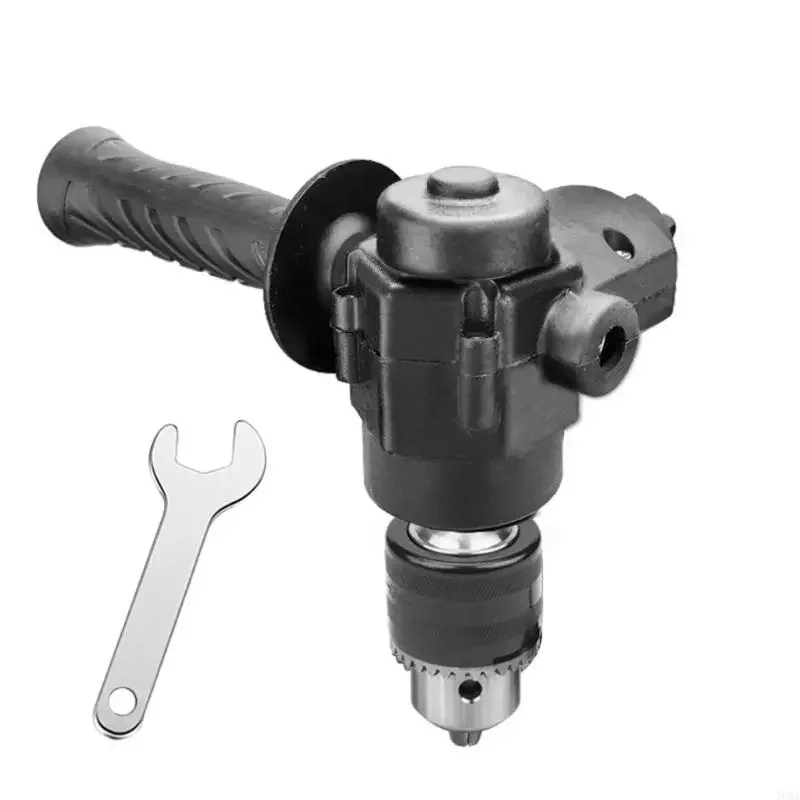

90 Degree Angled Drill Attachment Adapter for Tight Space Compatibles with Various Drill for Woodworking and DIY Project