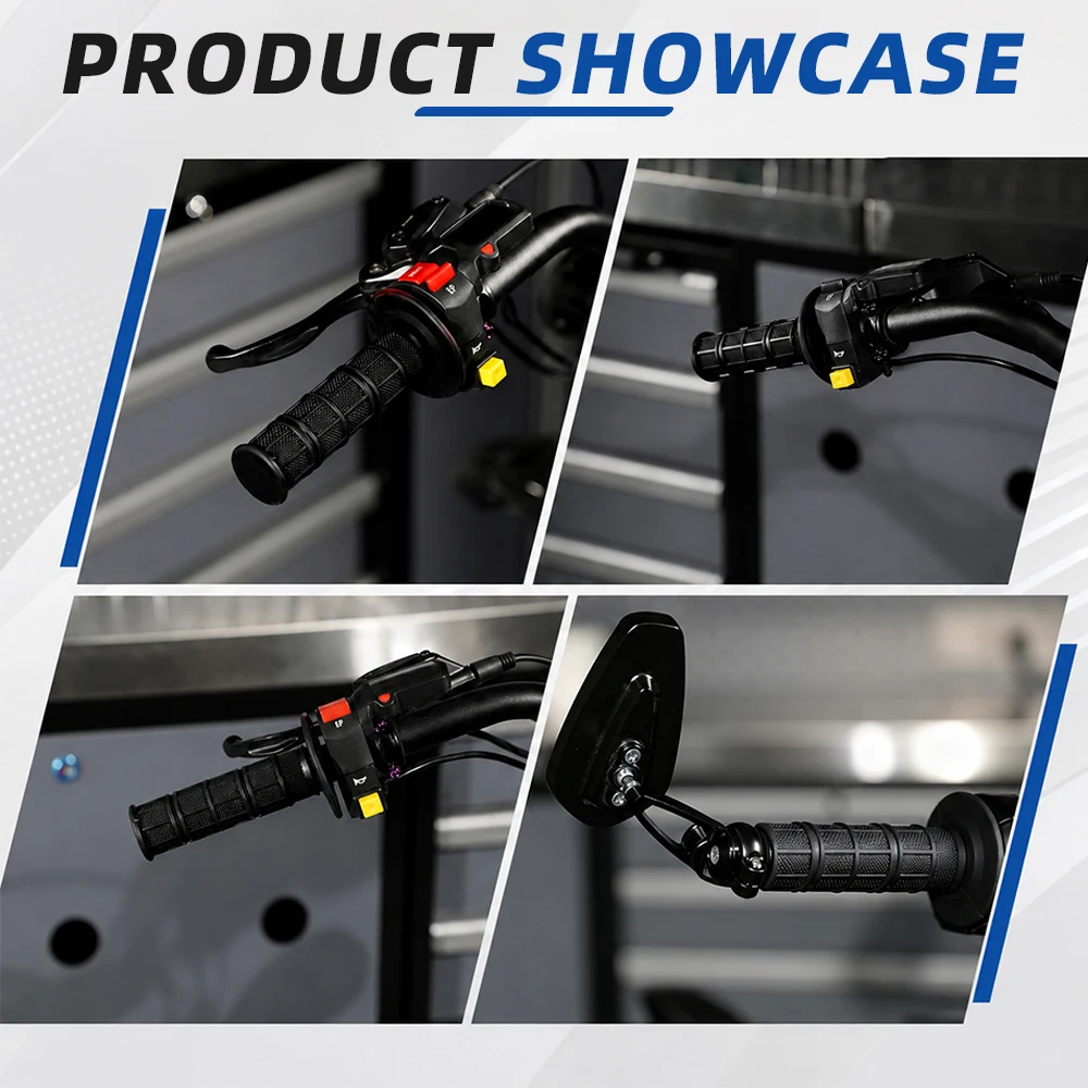 Universal Ebike Handle Grips Handle Bar Grips For KTM Surron Q20 YAMAHA Honda CRF Electric Dirt Pit Bike Motorcycle Motorbike image 2