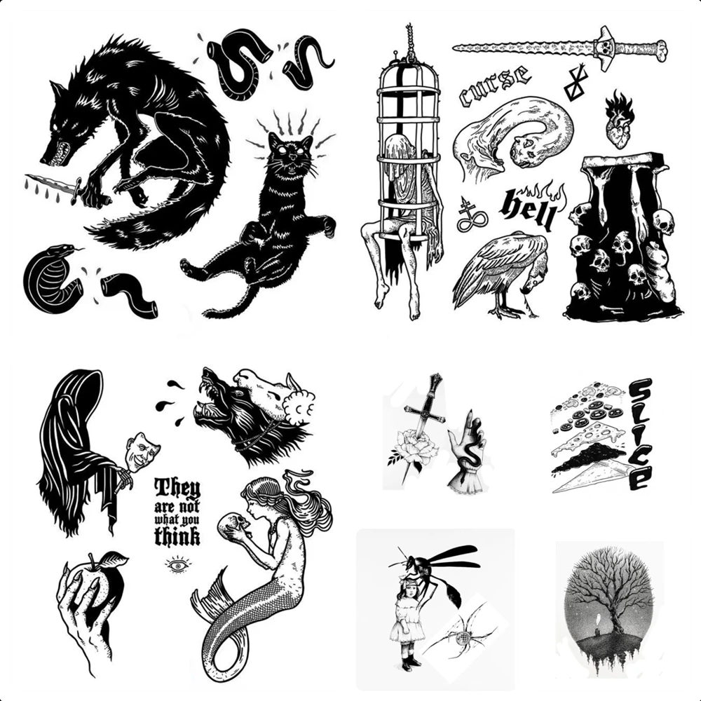 2025 New DIY Halloween Black Cat Wizard Pie Withered Tree Clear Stamps For Scrapbooking Paper Making Craft Card Transparent Seal