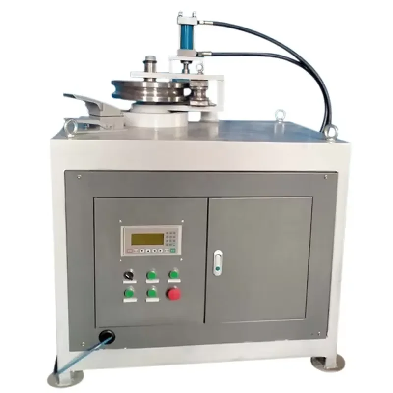4 Inch Square Pig Guardrail Pipe Bending Machine Fully Automatic Aluminum Profile Steel Angle Bender for Metalworking