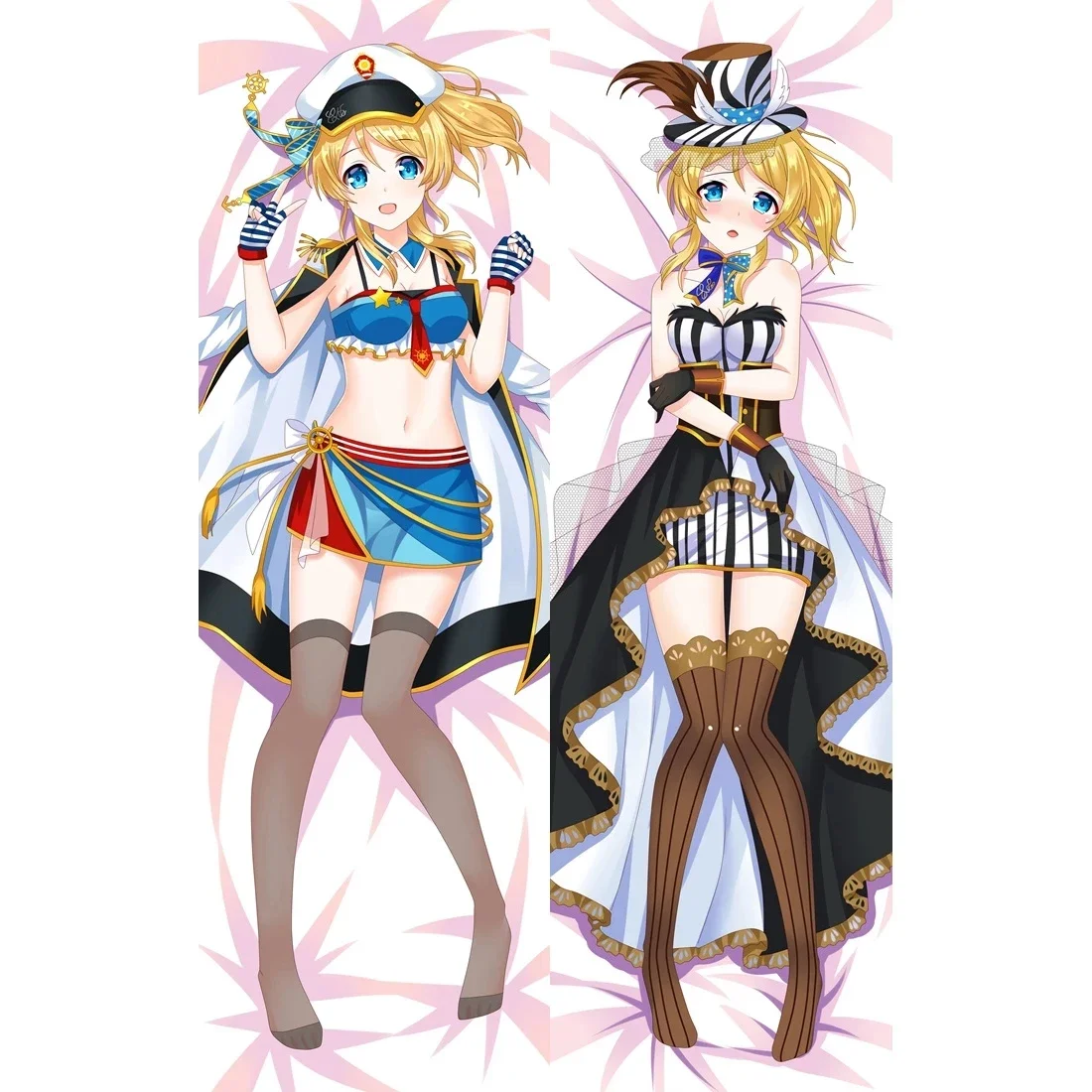 2WAY/WT  Cartoon Hugging Body Pillow Case Otaku Dakimakura Hugging Body Pillow Case Otaku Waifu Pillowcase Cushion Cover Gifts