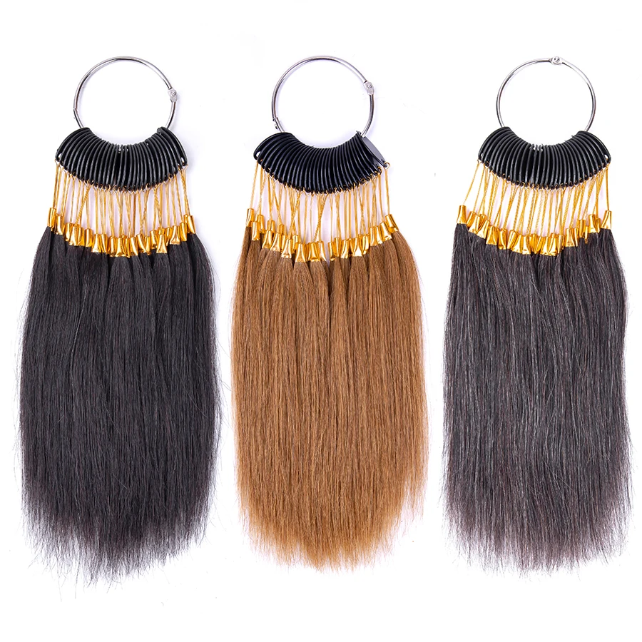 Hair Swatches Test Strands For Painting Color Rings Extensions Hair Rings Hair Test Hairdresser Color Ring Colored Strands Hair