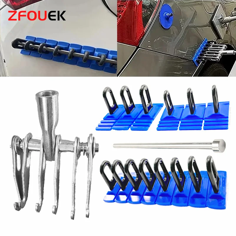 Neue Auto Dent Repair Tool Auto Dent Puller Kit Heavy Duty Autos Körper Dent Remover Kleber Ziehen Tabs Blau Ziehen Werkzeuge