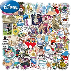 10/30/50pcs Disney Cartoon Alice in Wonderland Stickers Waterproof Graffiti Decals Suitcase Luggage Car Cute Kid DIY Sticker Toy