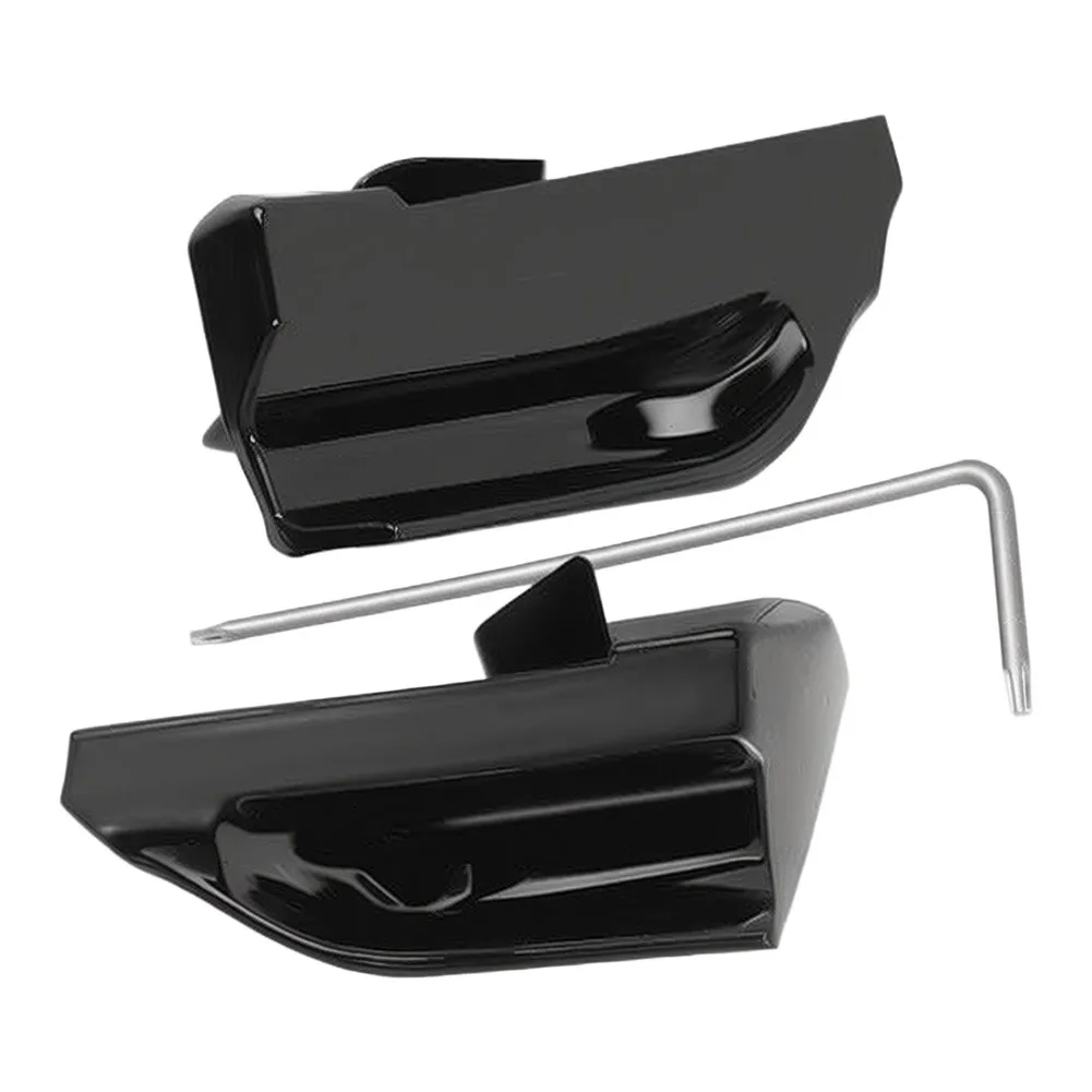 Rear Exterior Door Handle Pair Black ABS For D For Mustang For Mach-E 2021-2024 Left Right Replacement Kit Car Accessories