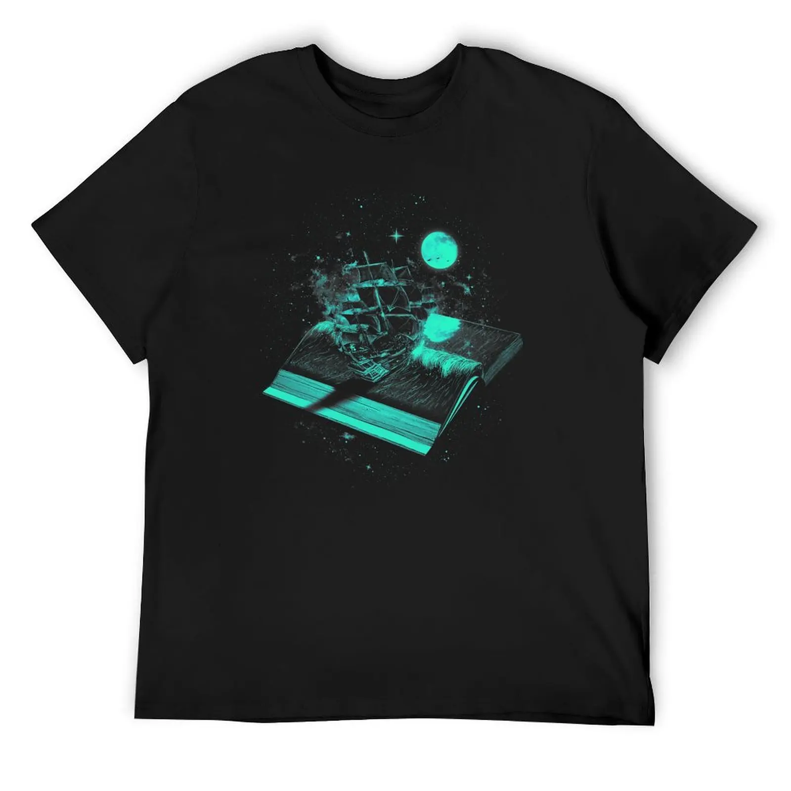 

Crossing the Rough Sea of Knowledge T-Shirt oversizeds blacks cotton graphic tees Short sleeve tee mens tall t shirts