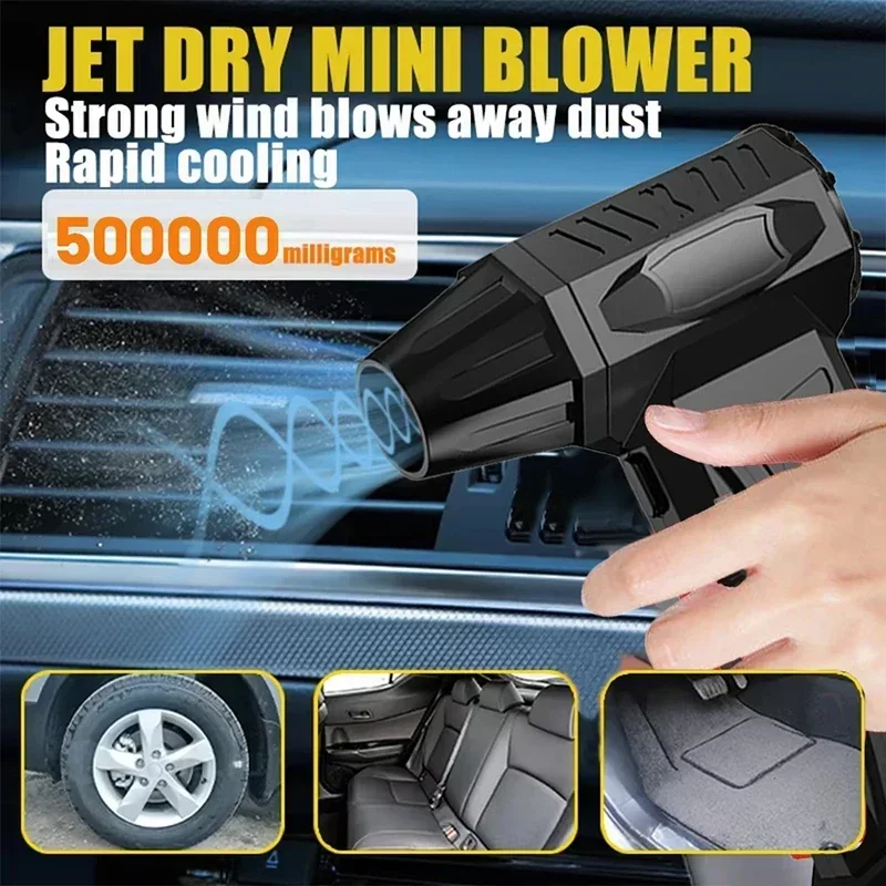 

Super Violent Blower Tool 800000RPM Brushless Motor Turbo Jet Blower 10000mAh Fast Charging Outdoor Thrust PC Cleaning Hot Tool