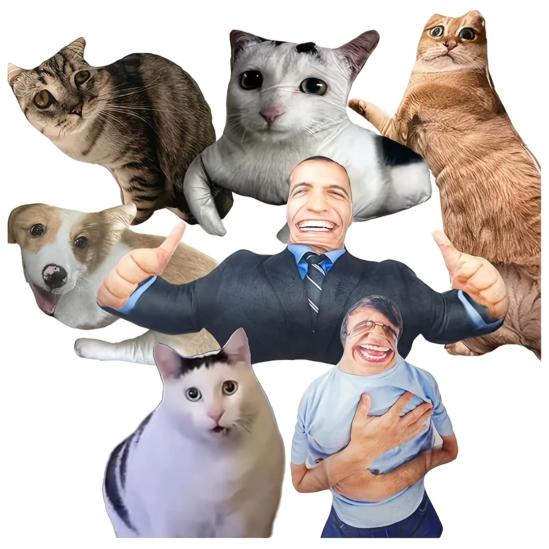 Customized Funny Pet Pillows with Pictures, Pet Special Pillows Suitable for Cats and Dogs, Personalized Double-Sided Customized