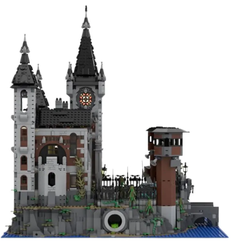 Spot MOC-158329 6726 pz Edificio Modulare FAI DA TE Piccole Particelle di Montaggio Building Blocks Giocattolo Educativo Modello Regalo Set Ornamenti