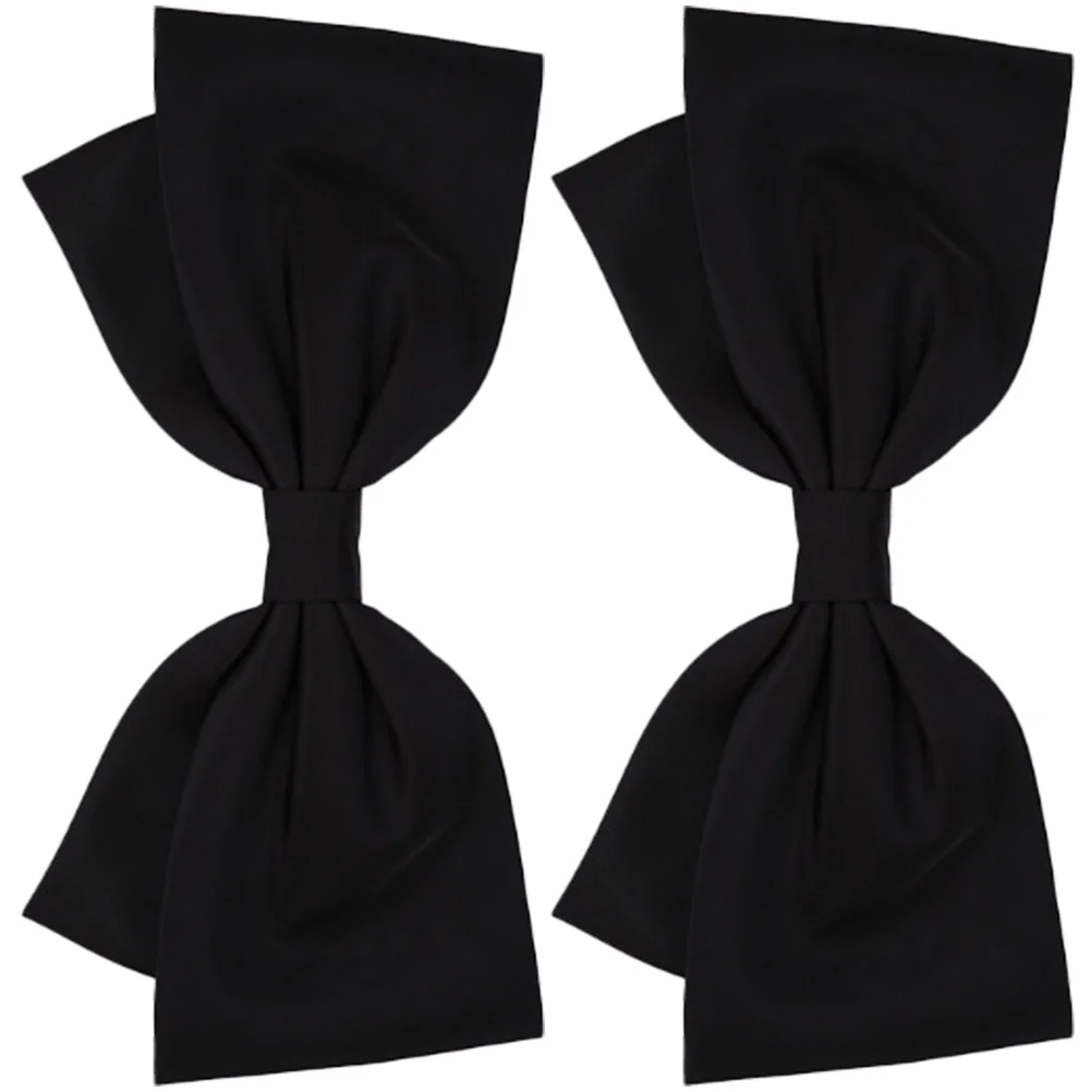 

2 Pcs Bow Hairpin Fabric Bowknot Clip Clips Women Accessories Barrettes Girls Bows for