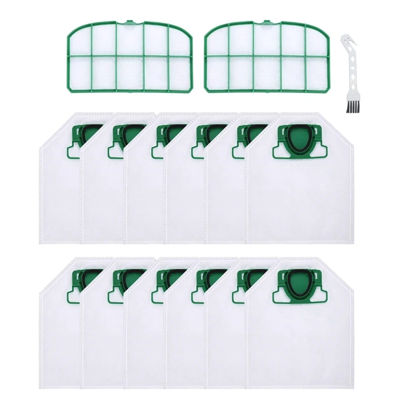 A17F-sacs d'aspirateur pour Station d'aspiration Vorwerk Kobold VK200 FP200 avec filtres Hepa, accessoires de sac à poussière