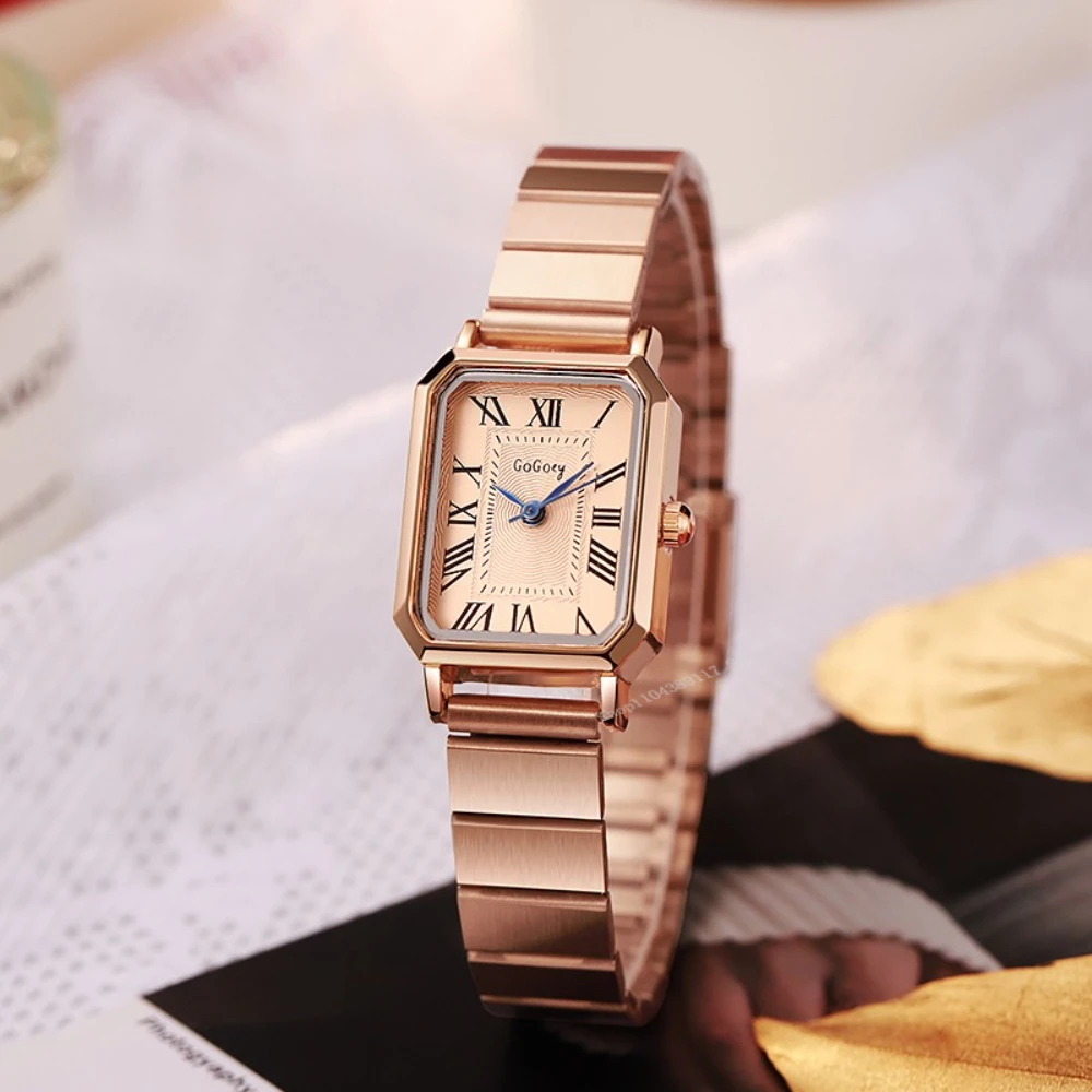 Luxury Women Quartz Watch Casual Fashion Stainless Steel Strap Wristwatch Relojes Para Mujer Ladies Gifts ساعات
