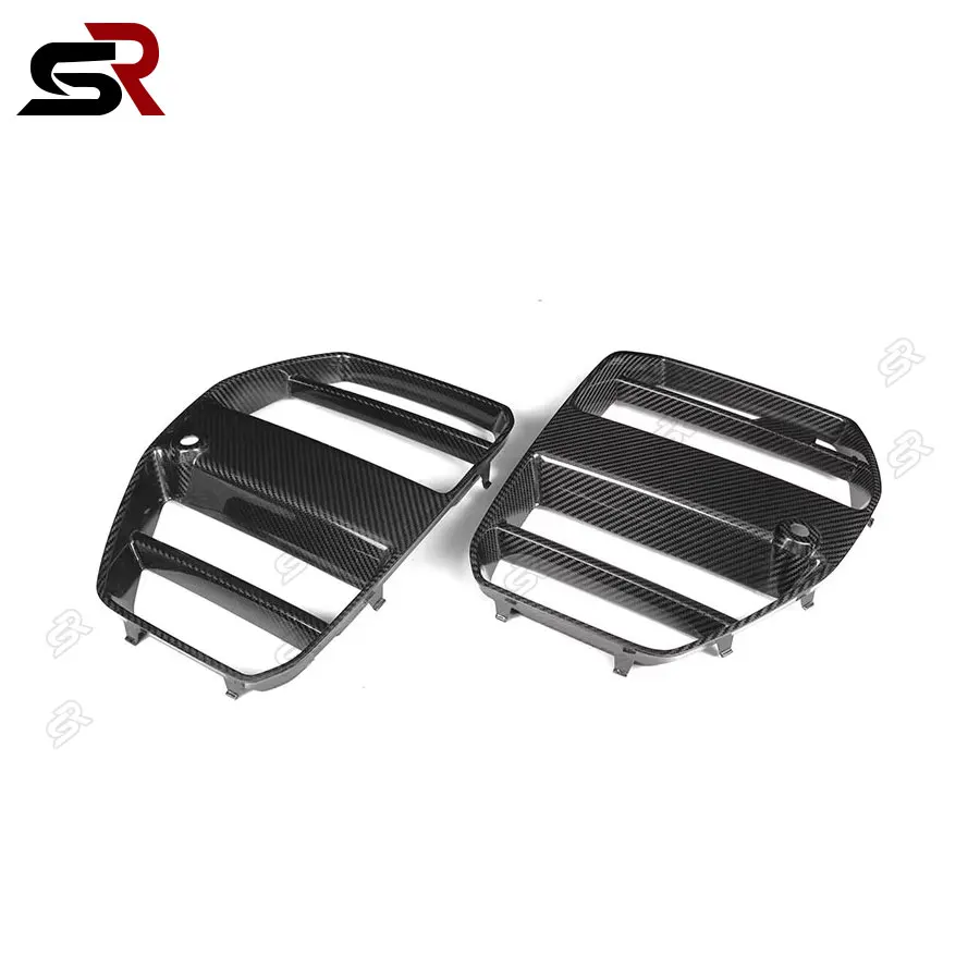 For BMW G80 G81 M3 G82 G83 M4 2021-IN Carbon Fiber Bumper Racing Grille Front Kidney Grille Race Car Accessories