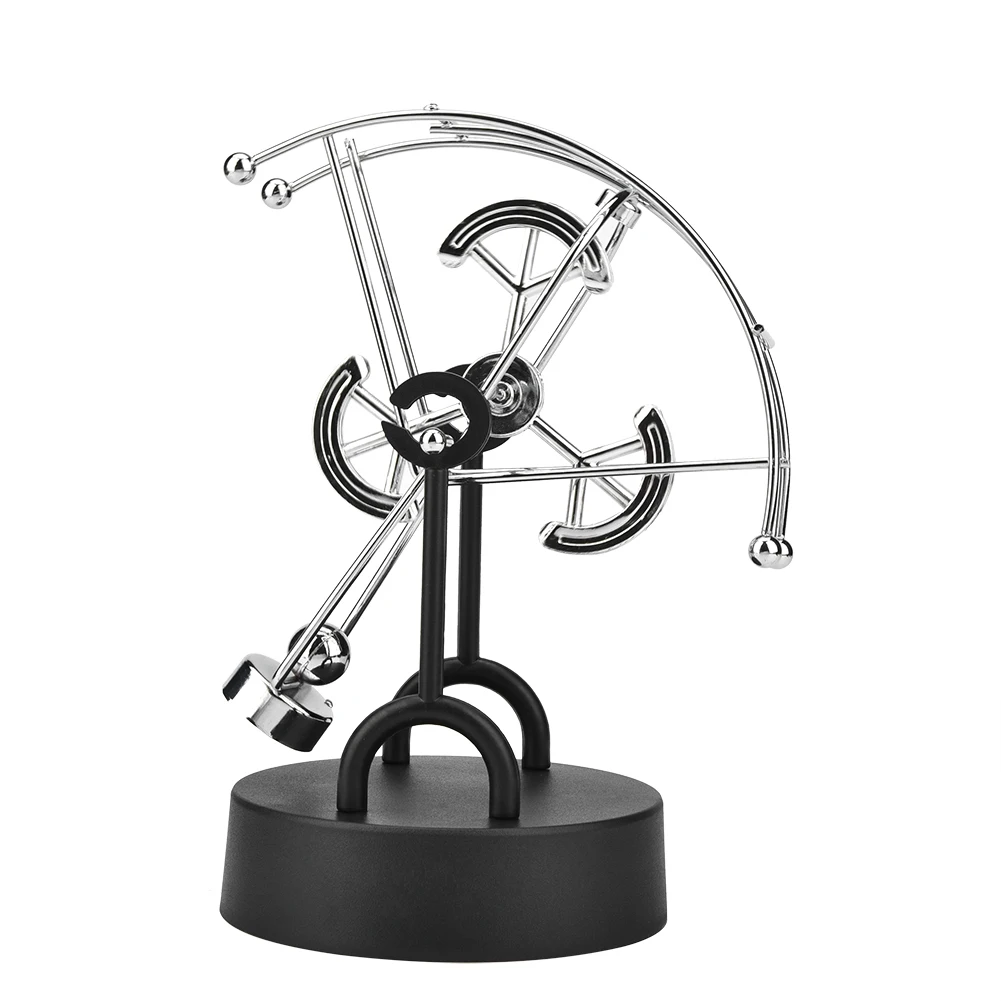 Perpetual Motion Revolving Gadget Semi arc shape Revolving Gadget Perpetual Motion Desk Office Decor Physics Science Art