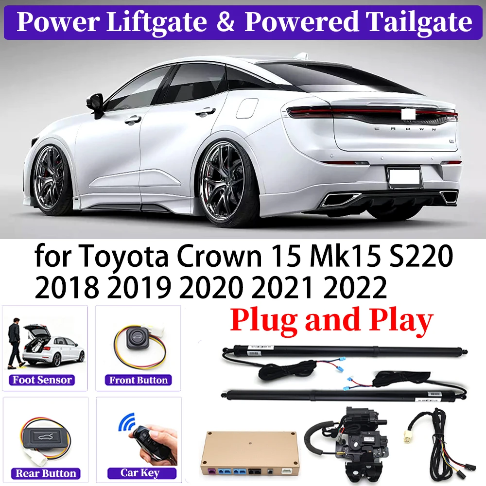 

for Toyota Crown 15 Mk15 S220 2018 2019 2020 2021 2022 OEM Car Automatic Power Liftgate Kit Smart Auto Electric Tailgate System